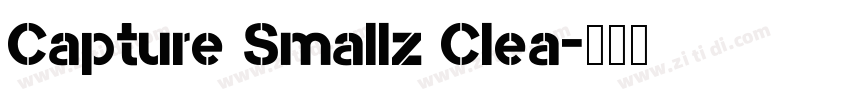 Capture Smallz Clea字体转换
